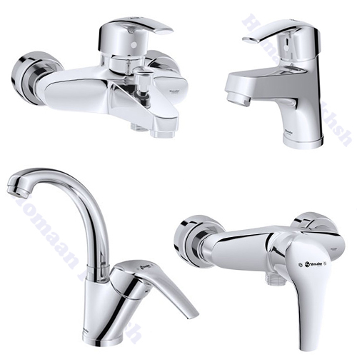 شیرالات شودر مدل پاریس کروم (Paris Chrome)